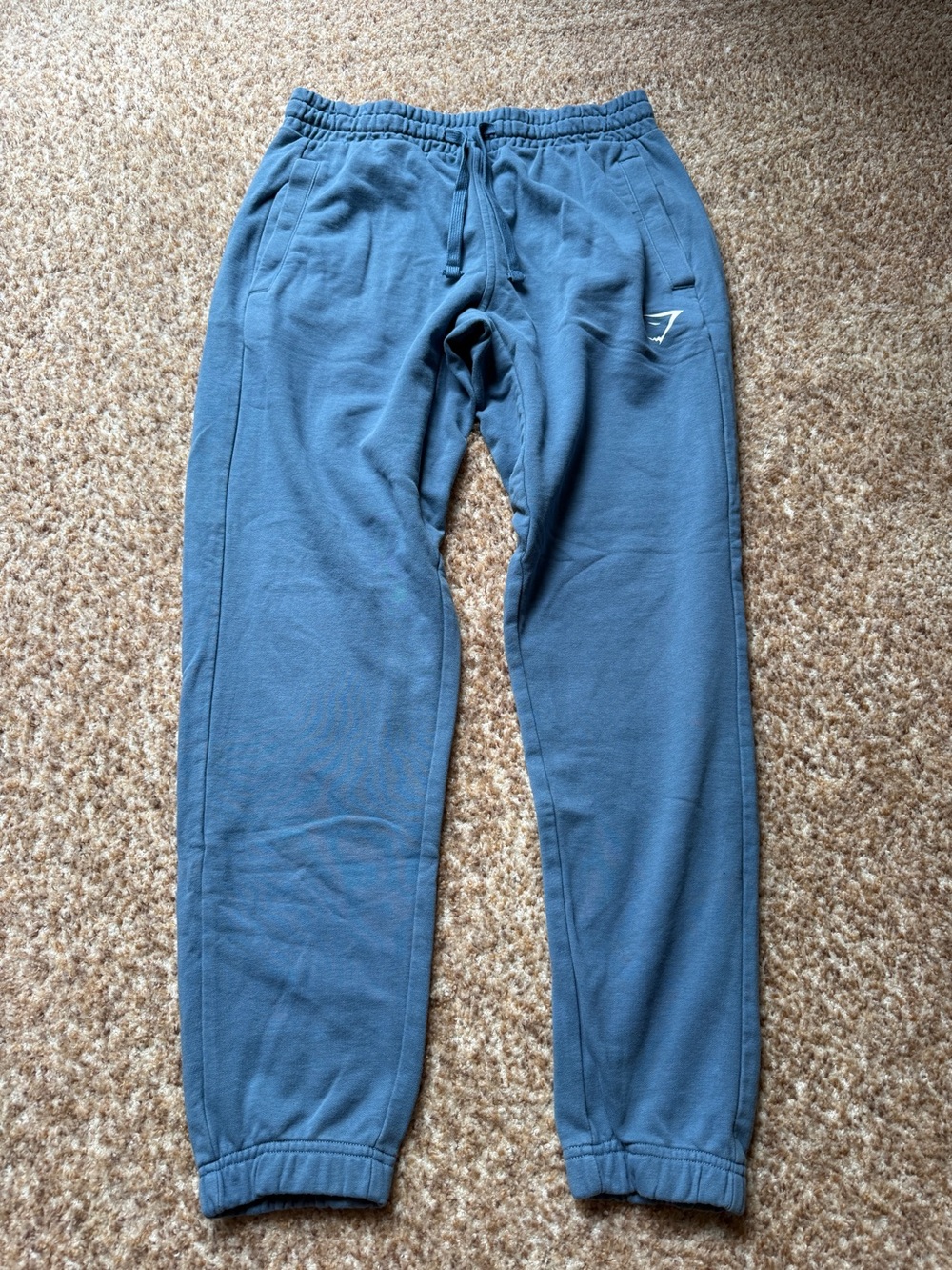 Gymshark Men's Slate Blue Drawstring Joggers size medium